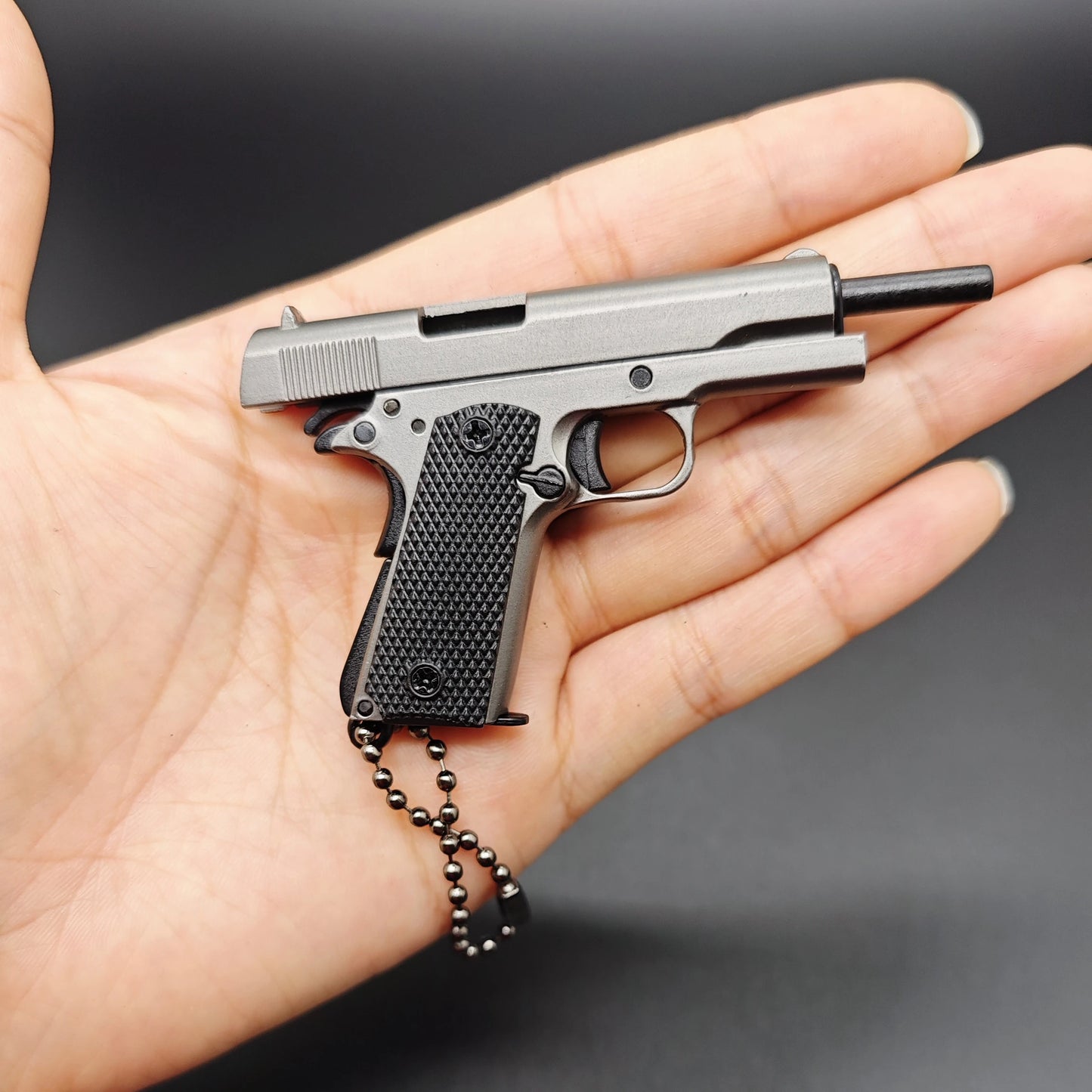 Mini Pistol Keychain, Colt M1911 Pendant