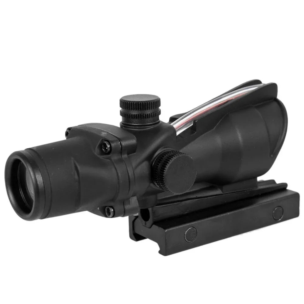 Red Dot Fiber Riflescope Optics /Illuminated