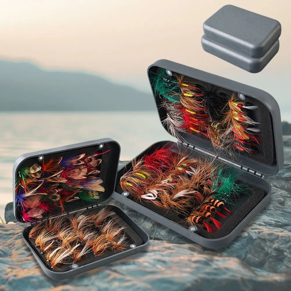 Insect fly Fishing set with Box for Trout, Carp
