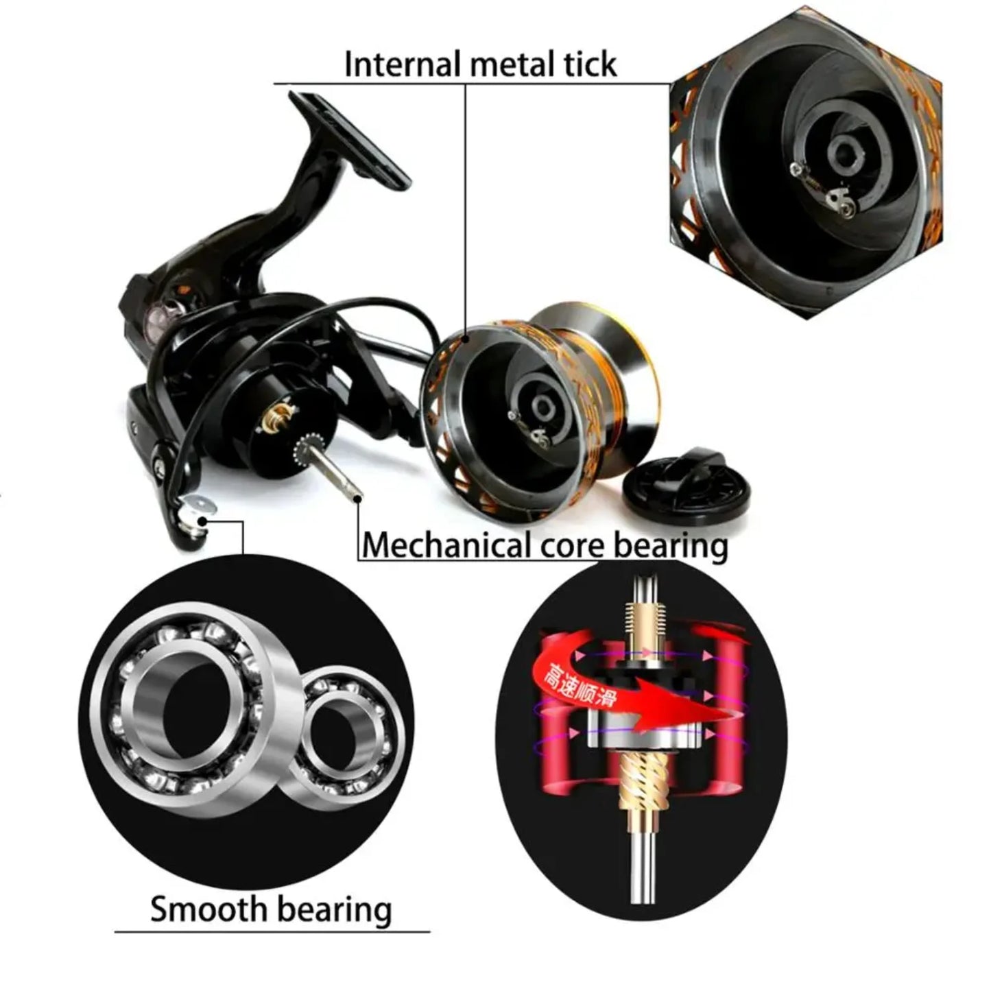 Long Shot Saltwater Spinning Reel Coil