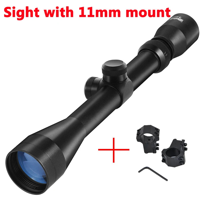 3-9X40 Hunting Deer Rifle Scope Mil Dot Reticle