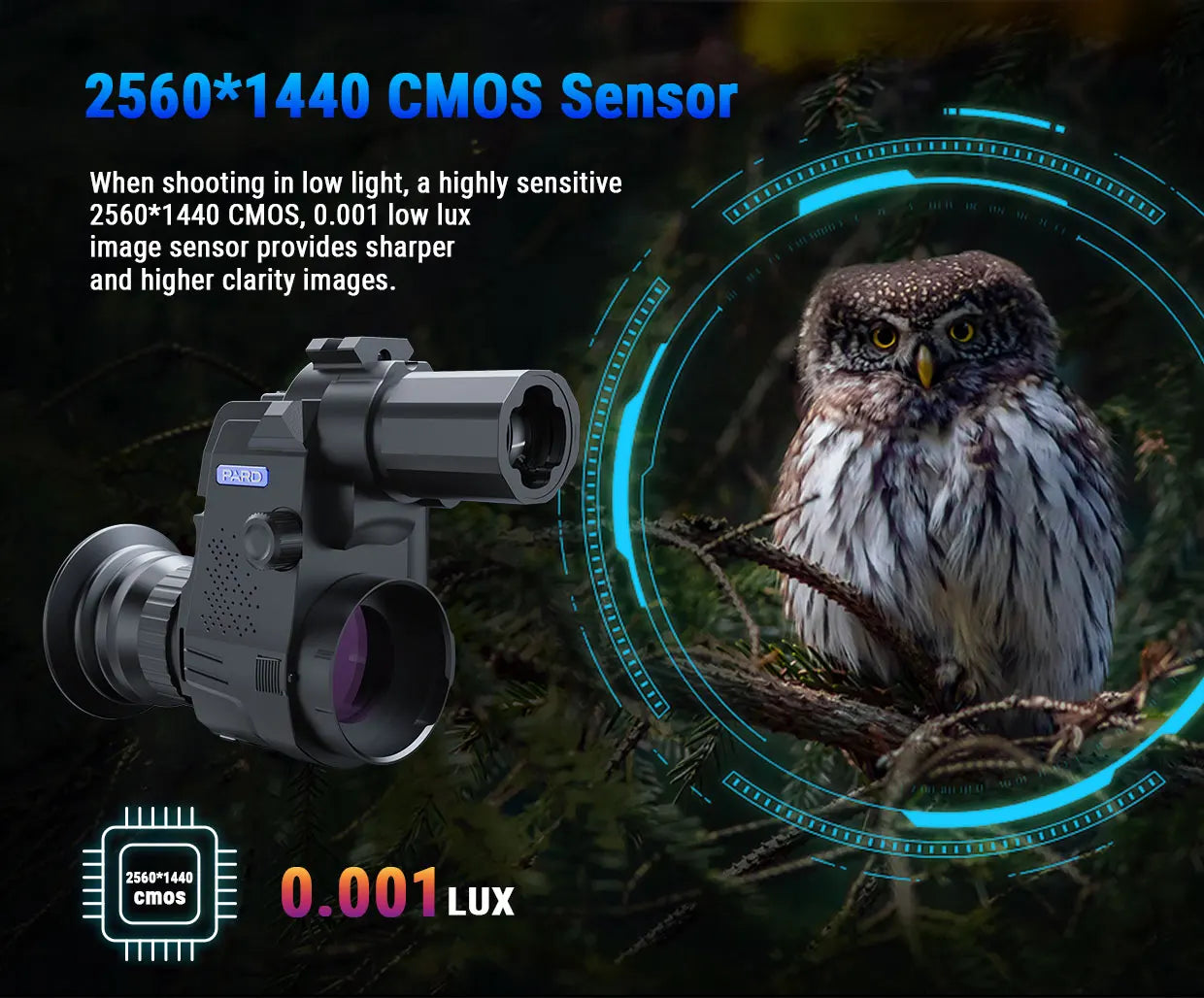 PARD NV007SP-LRF Night Vision Scope Monocular IR For Hunting