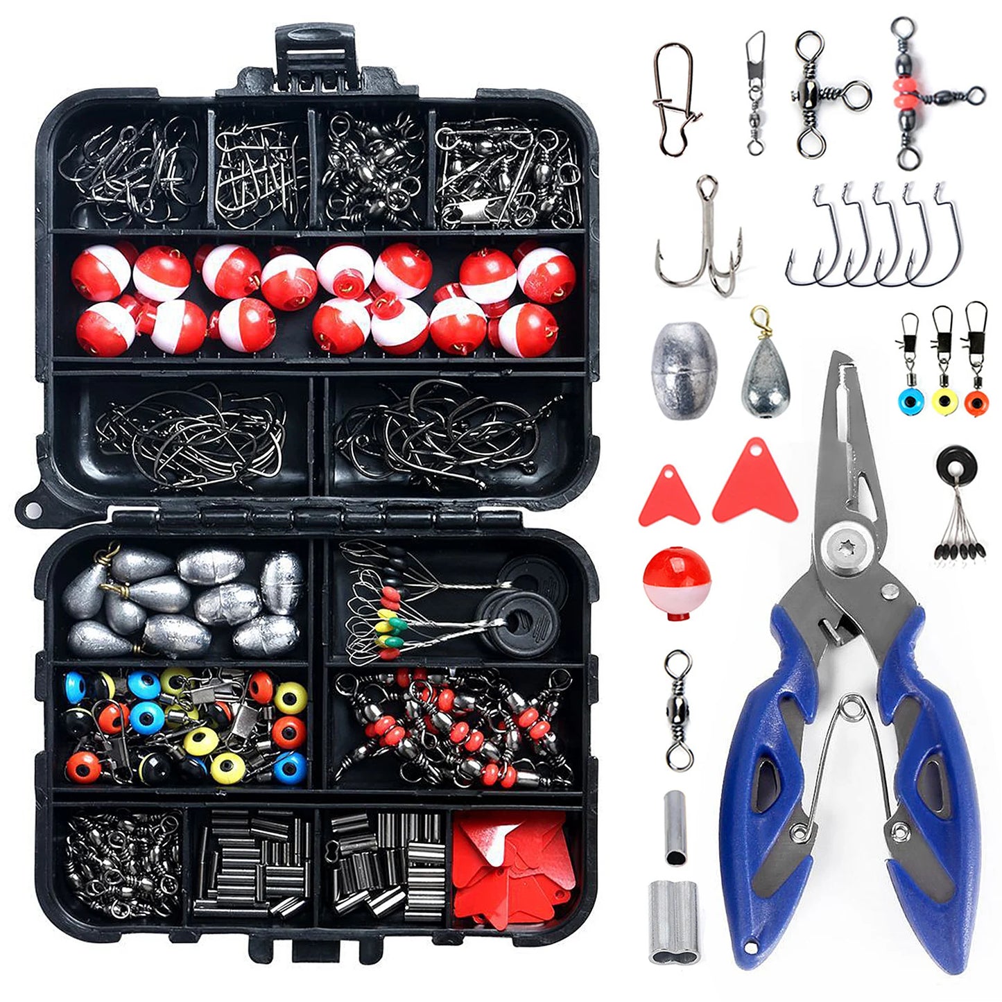 Tackle Box with Accessories and Pliers