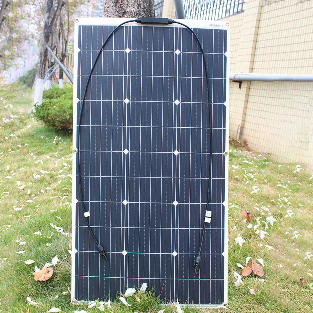 12V Flexible Monocrystalline Panel Kit 100W 200W with Controller