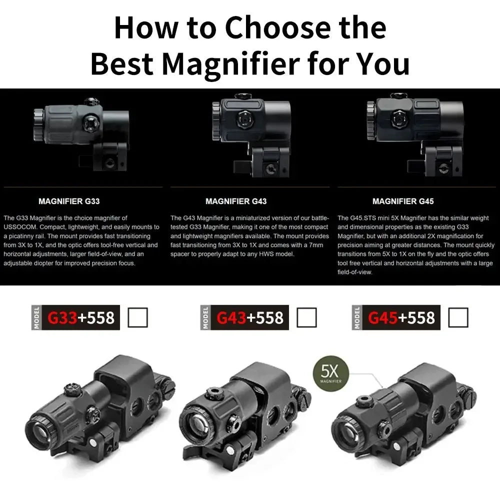 Red & Green Dot Holographic Reflex Sight Scope with Flip QD Mount