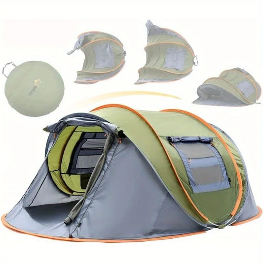 4-Person Easy Pop Up Tent with 2 Doors