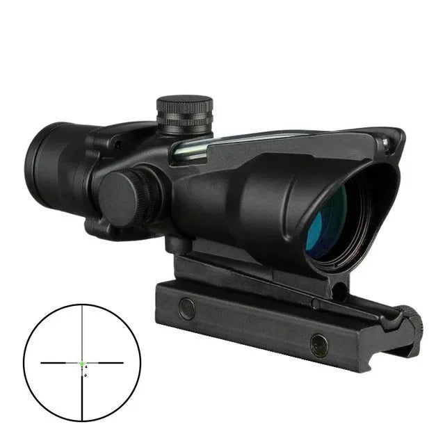 Red Dot Fiber Riflescope Optics /Illuminated