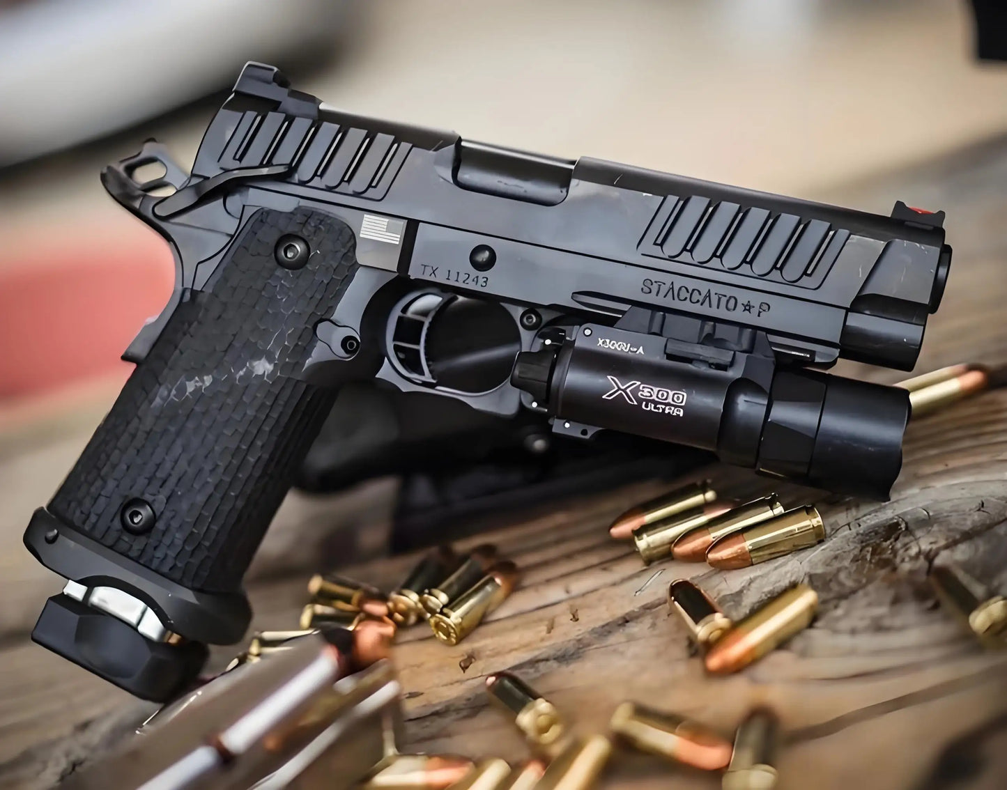 Metal Pistol Scout Airsoft Flashlight