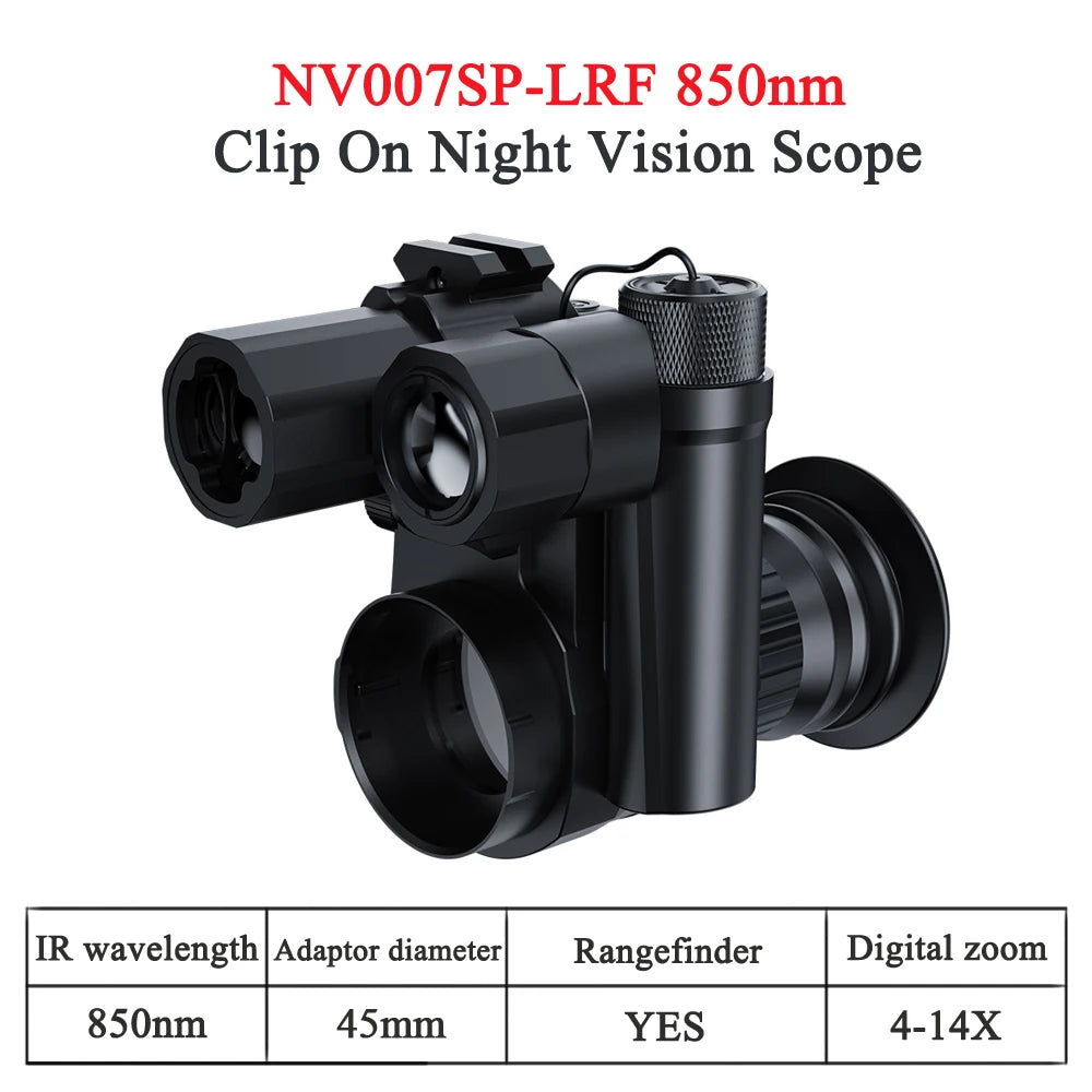PARD NV007SP-LRF Night Vision Scope Monocular IR For Hunting