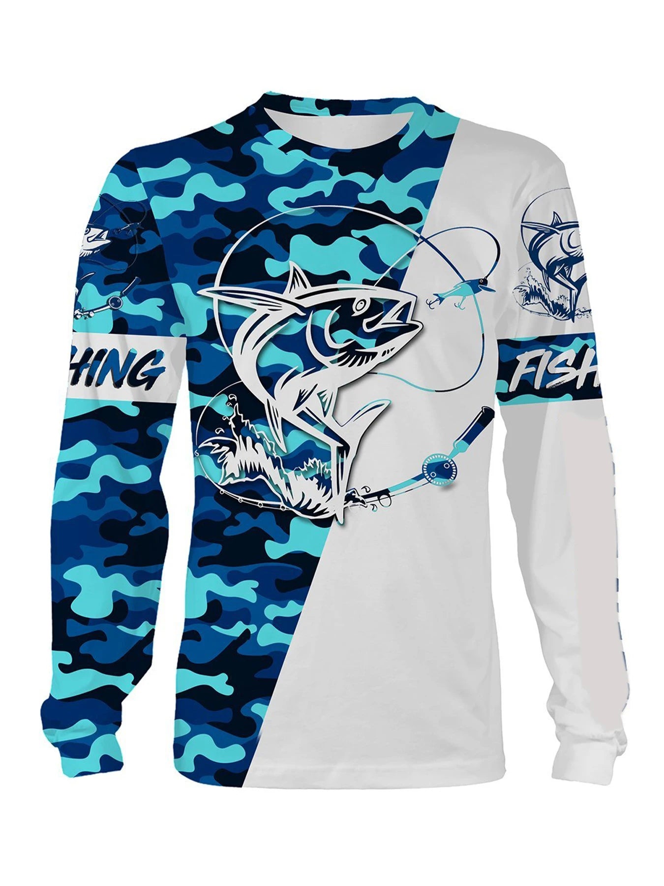 Fishing Wear Sailing Shirt Long Sleeve Sun Protection