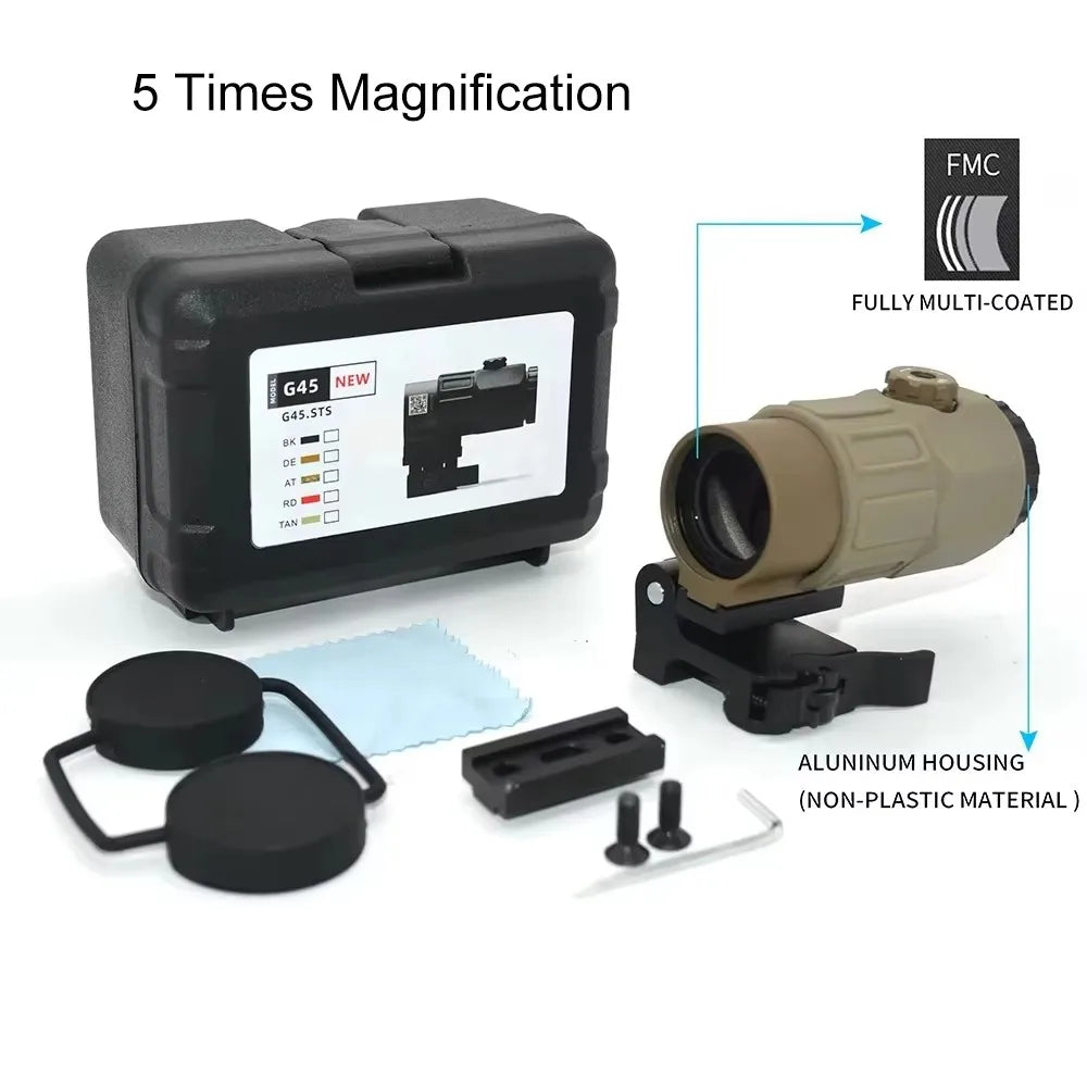 Magnifier Scope With Detachable Mount