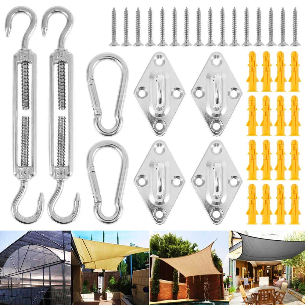 Hardware Kit for Sun Shade Sail Installation