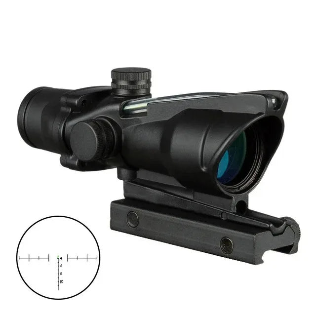 Red Dot Fiber Riflescope Optics /Illuminated