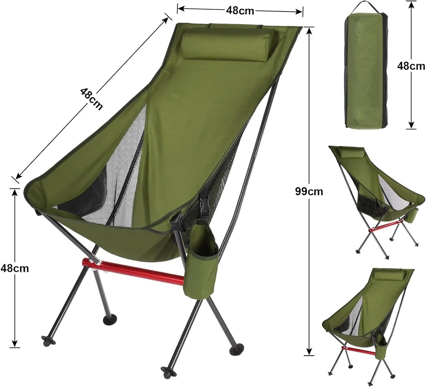 Ultralight Folding Chair for Camping/ Travel / Fishing