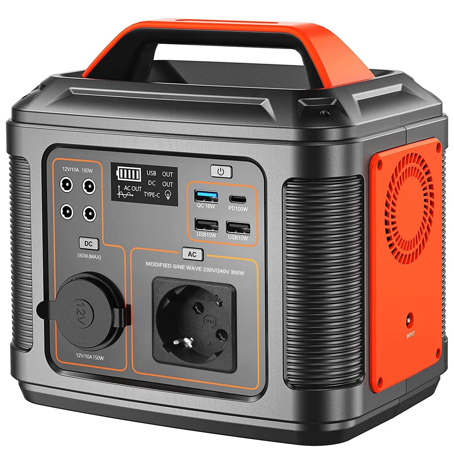 Portable Power Station With Backup Battery