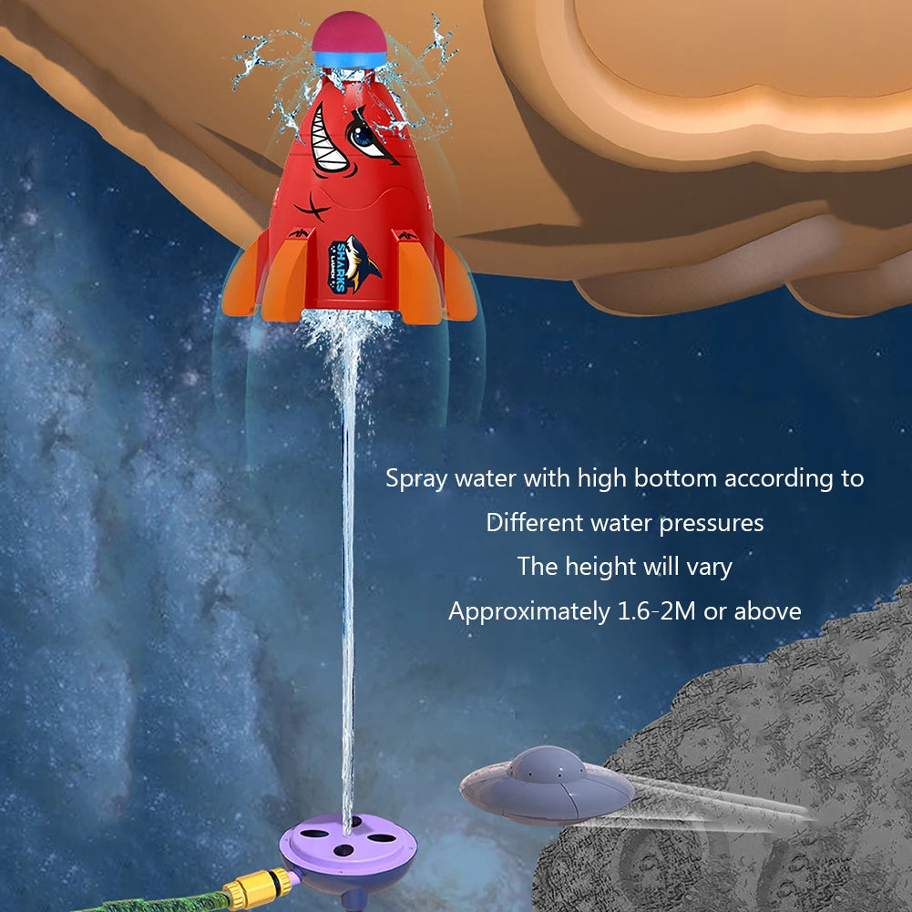Water Powered Rocket Launcher Sprinkler