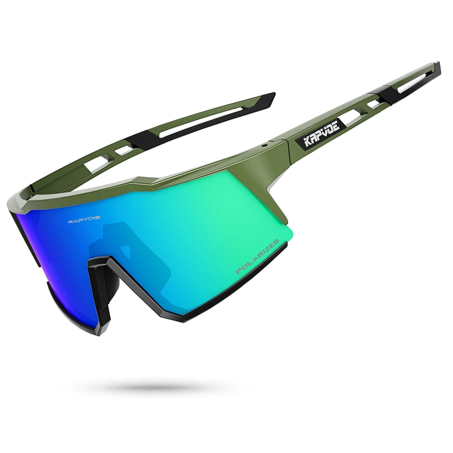 KAPVOE Polarized Cycling Glasses Tr90 Frame for Men Women Outdoor Sunglasses Bike UV400 Goggles Sports Baseball Softball Hiking