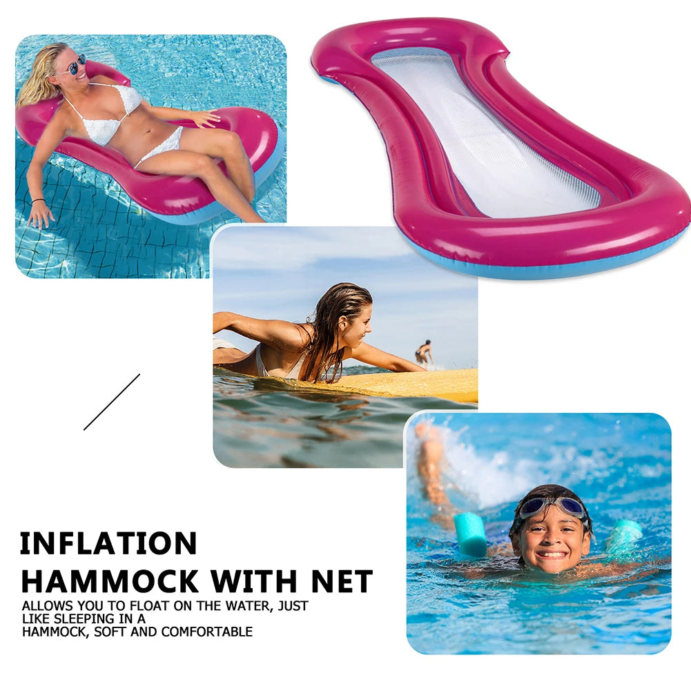 Inflatable Floating Mattress Beach Lounge Chair