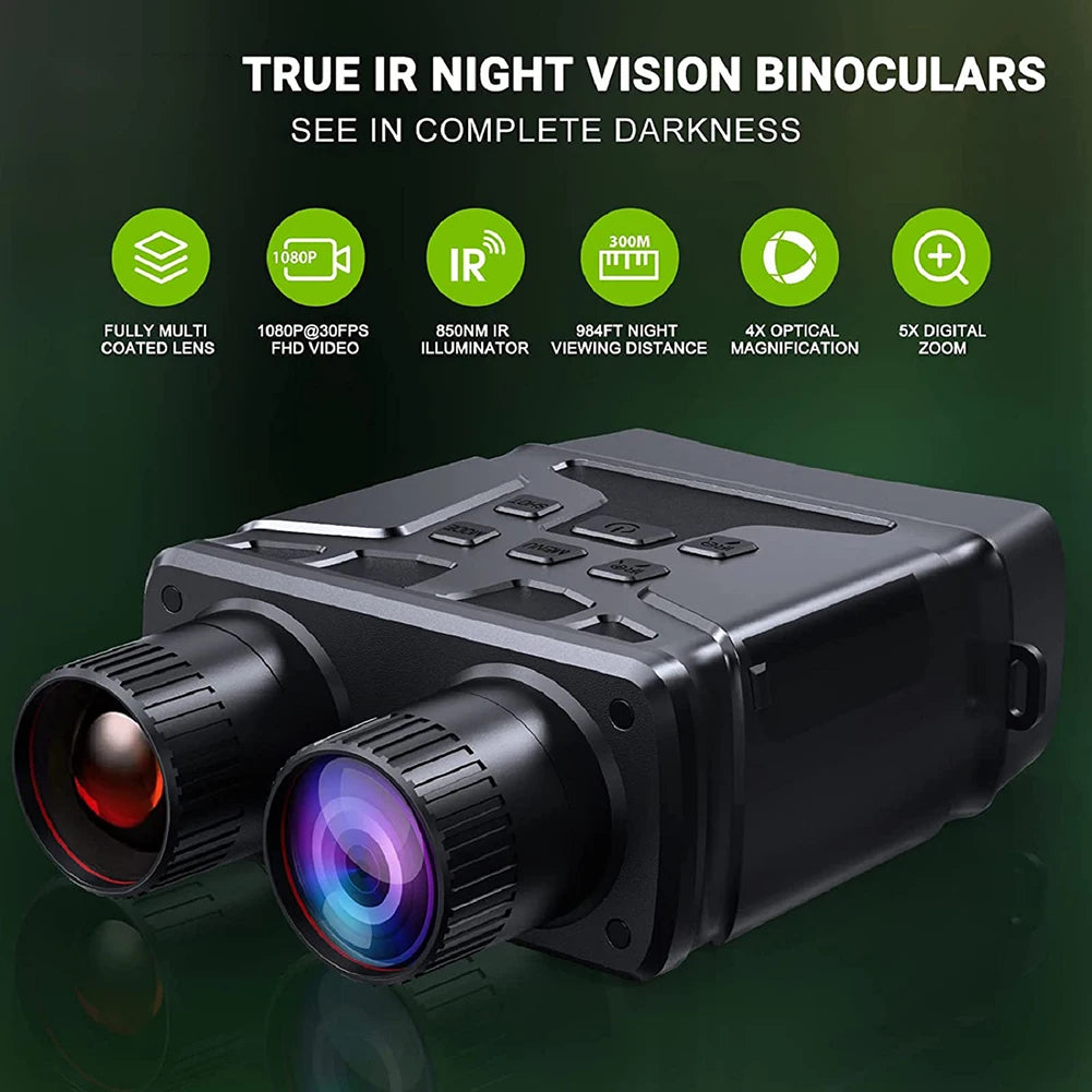 Digital Night Vision Binoculars 1080p Infrared