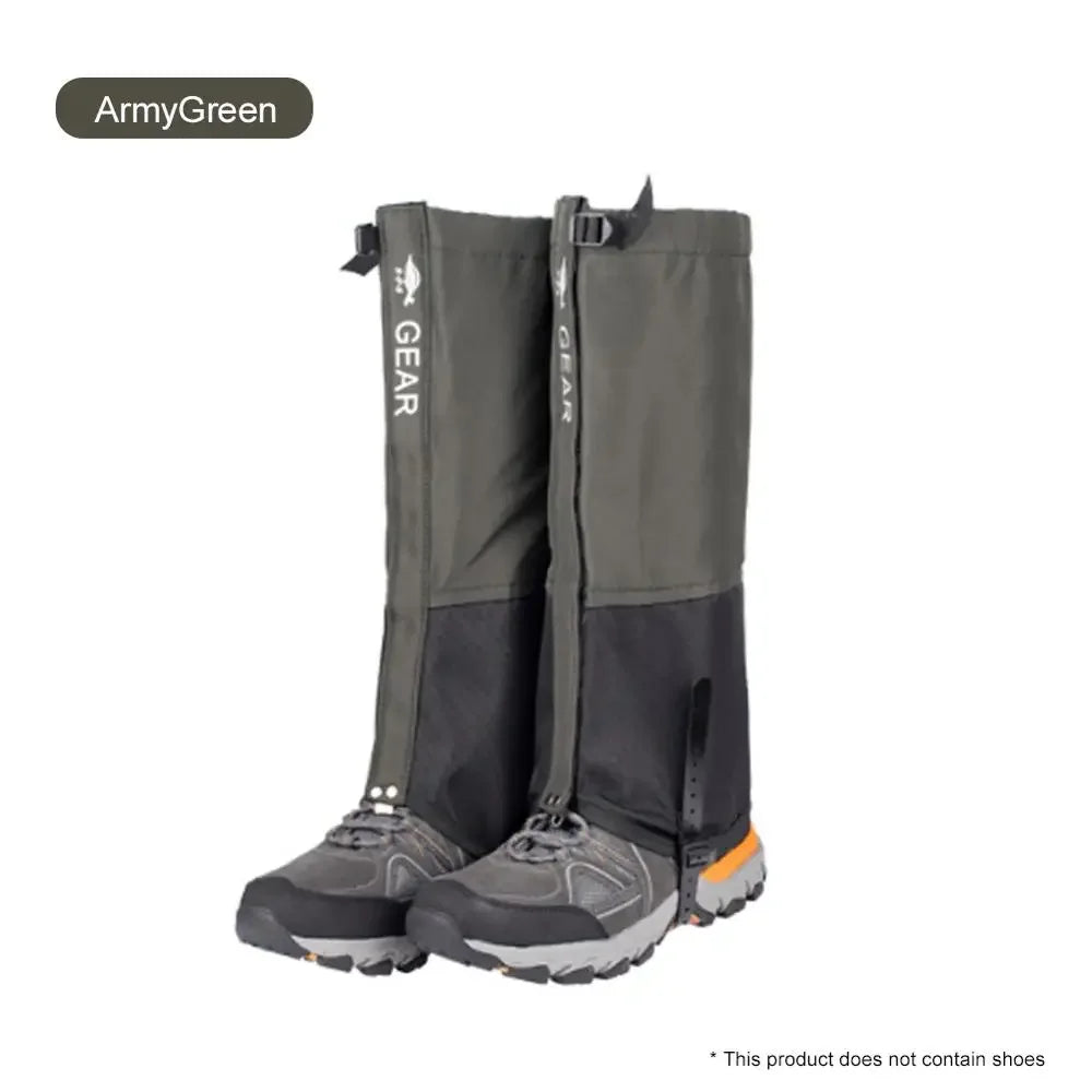 Waterproof Leg Gaiters Attachment for Shoes