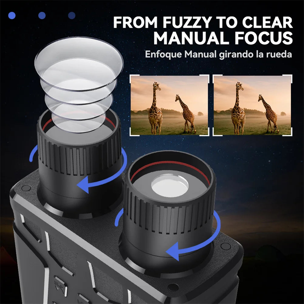 Digital Night Vision Binoculars 1080p Infrared