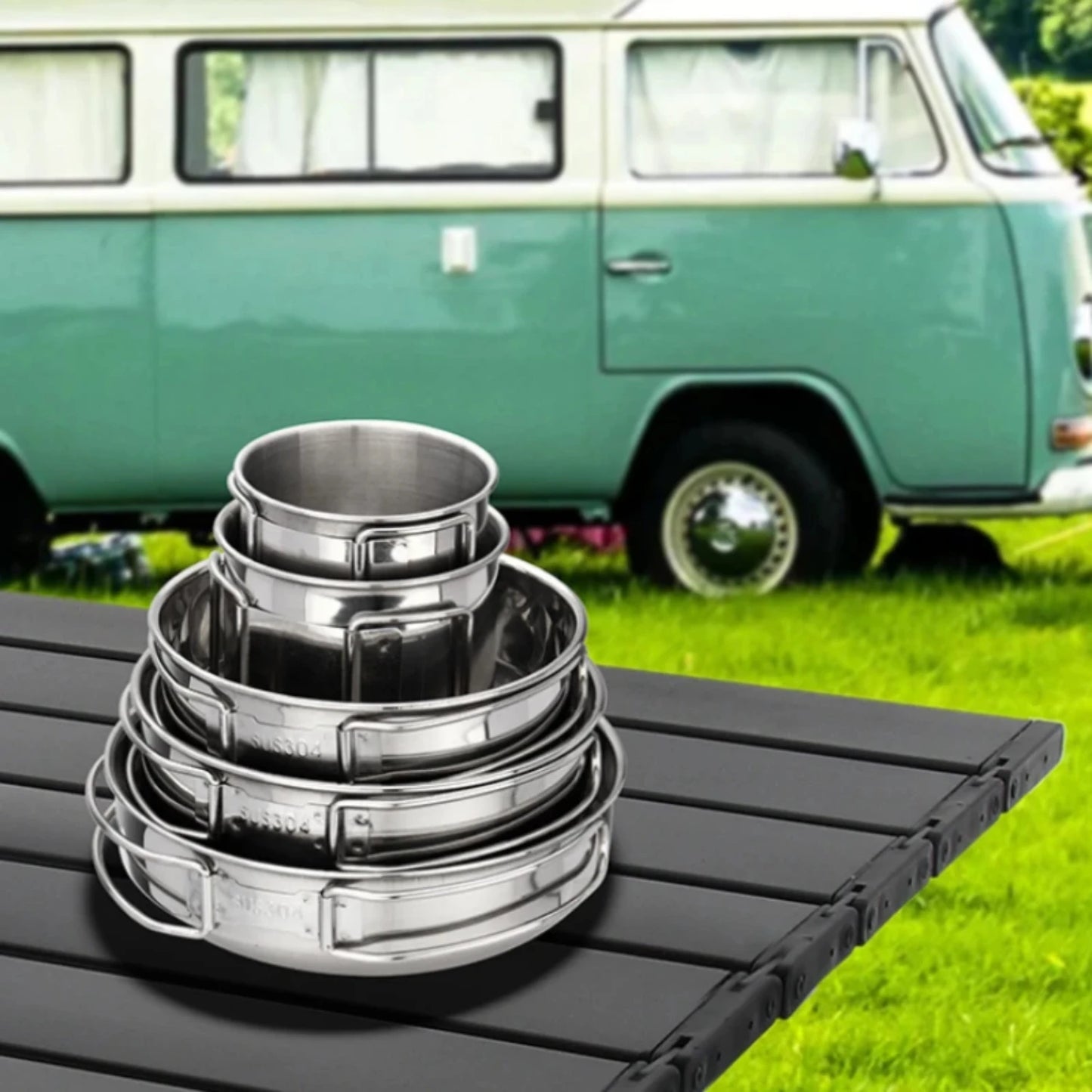 Camping, Fishing Cooking Set