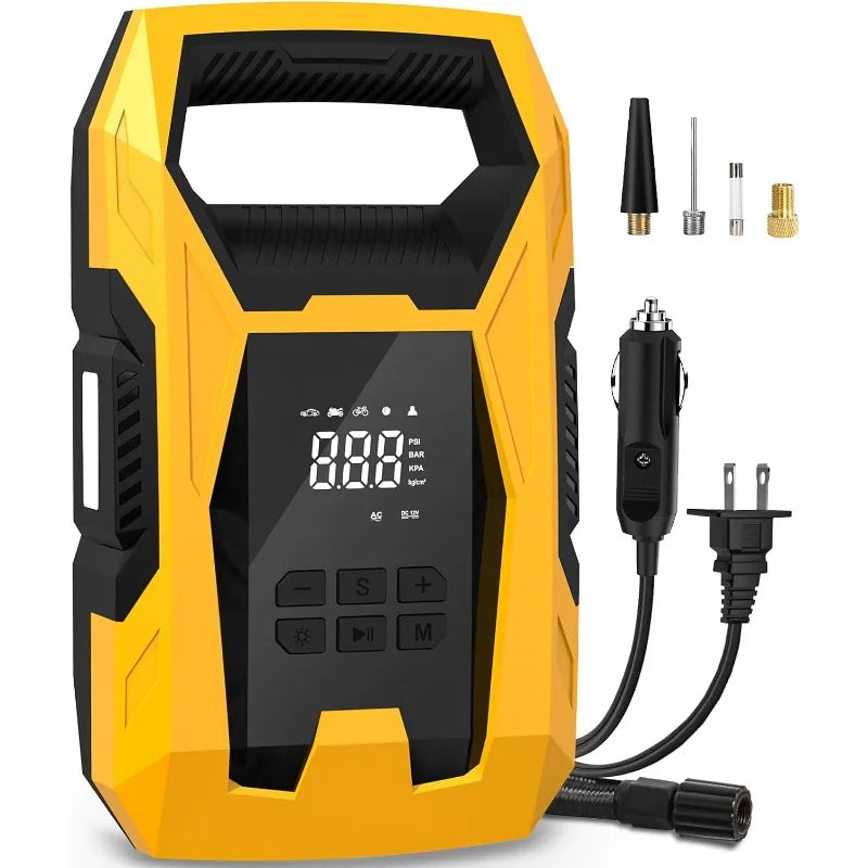 Air Compressor, with Pressure Gauge.