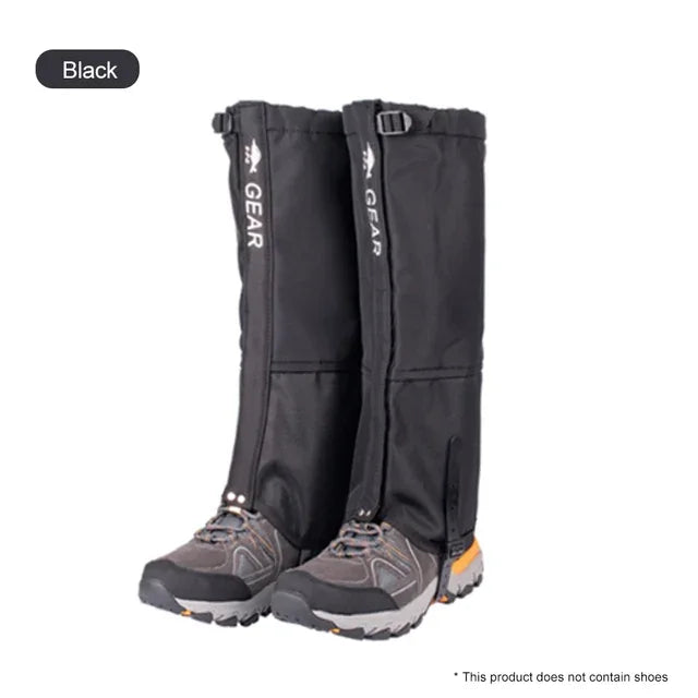 Waterproof Leg Gaiters Attachment for Shoes