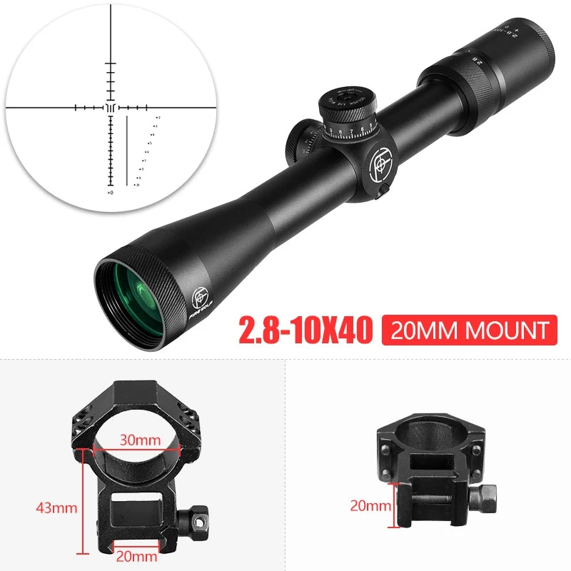 Riflescope With Red andGreen Dots
