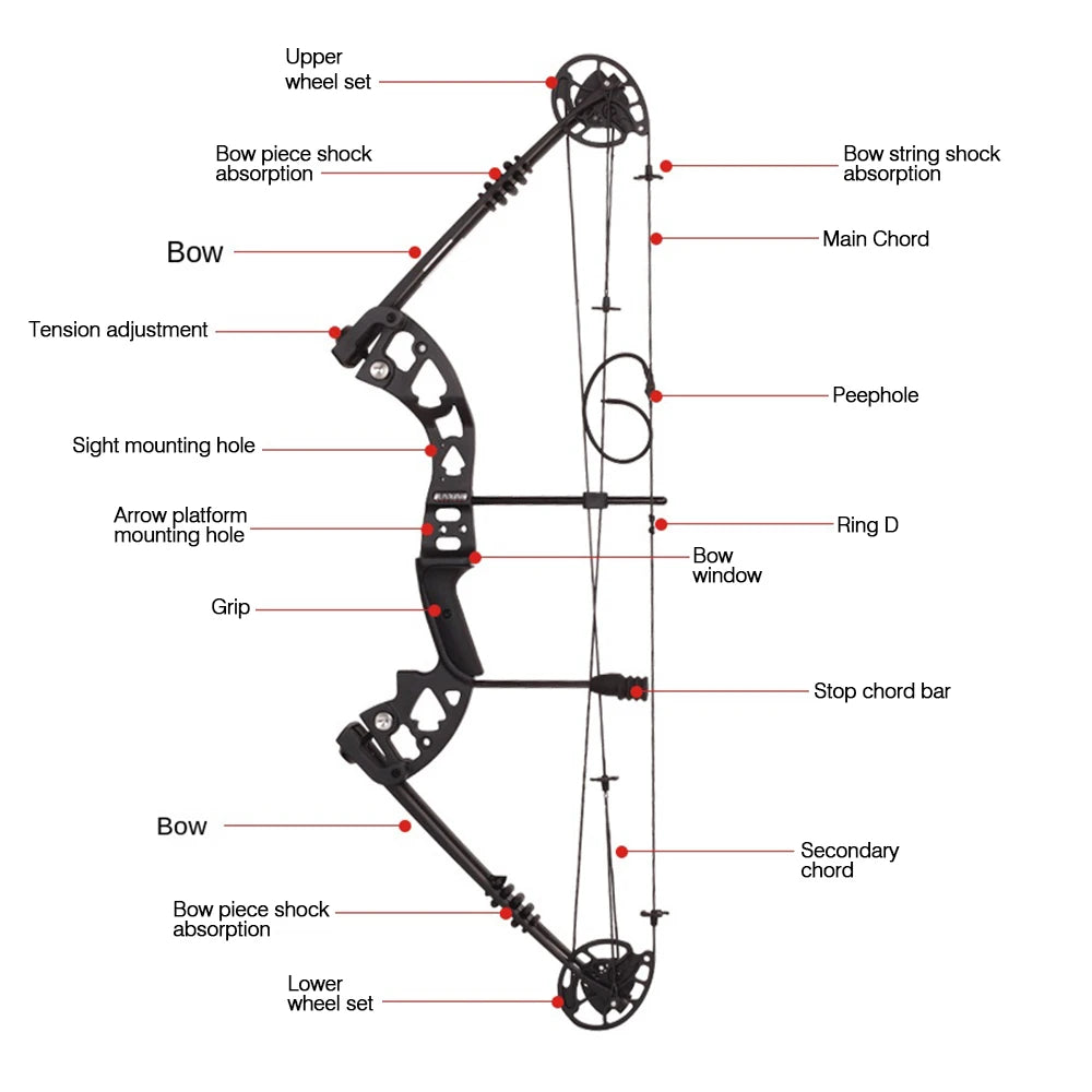 Battleship X Composite Bow and Arrow set 30-60lb