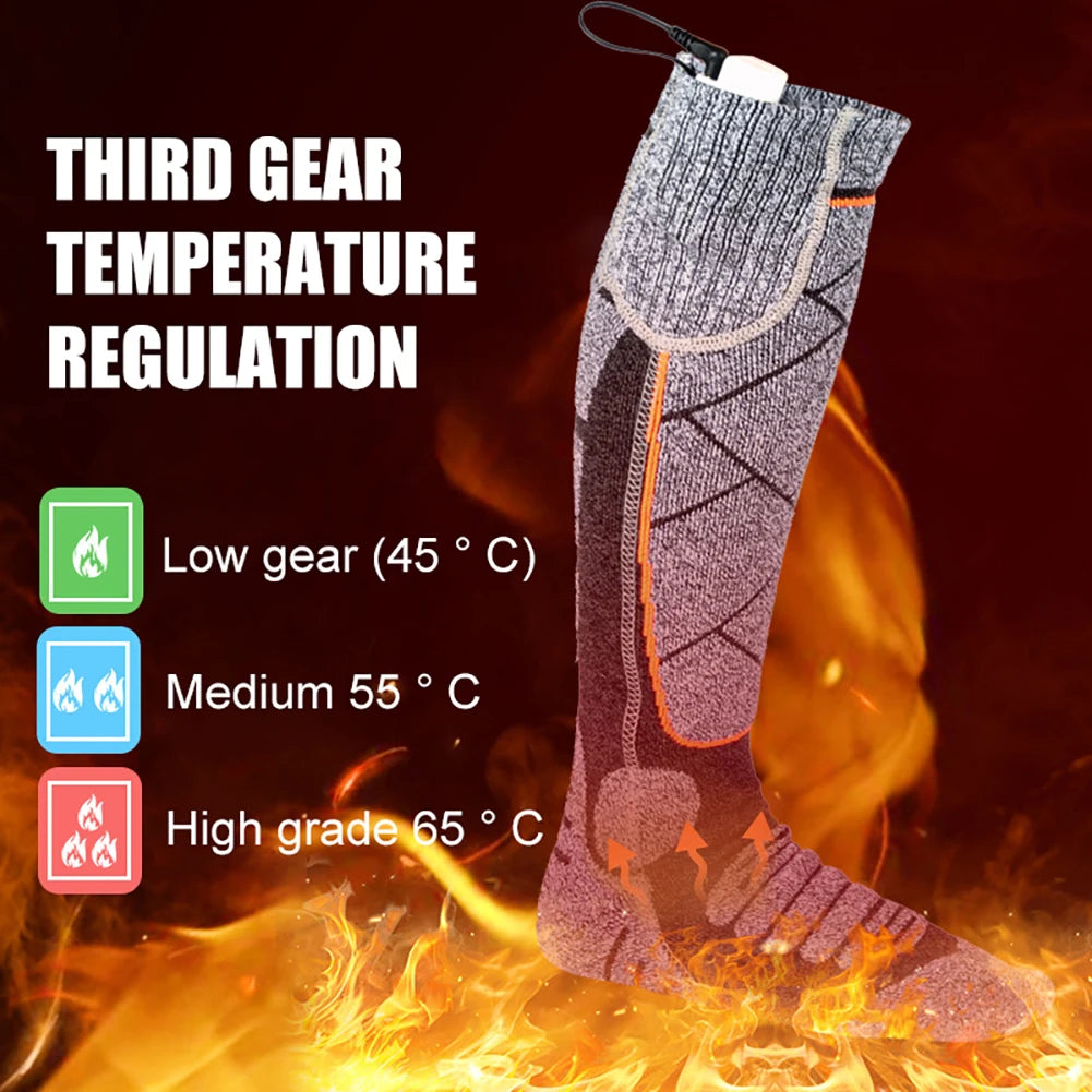 Thermal Socks for Fishing, Camping, Hiking, Skiing