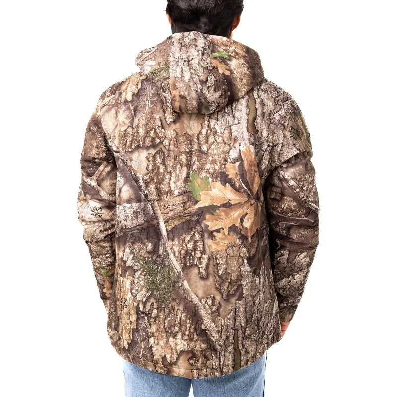 Insulated Camo Hunting Parka Jacket -