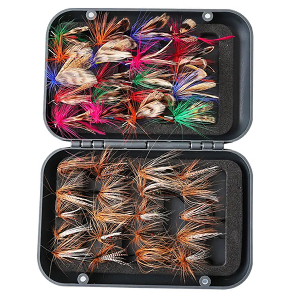 Insect fly Fishing set with Box for Trout, Carp