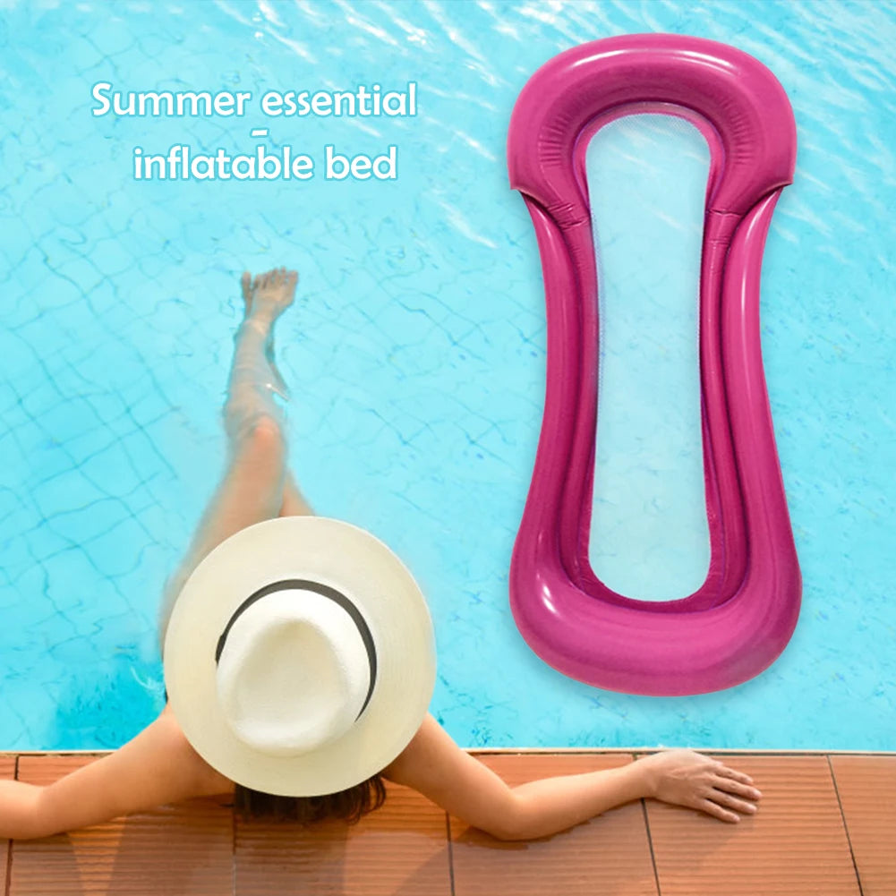 Inflatable Floating Mattress Beach Lounge Chair