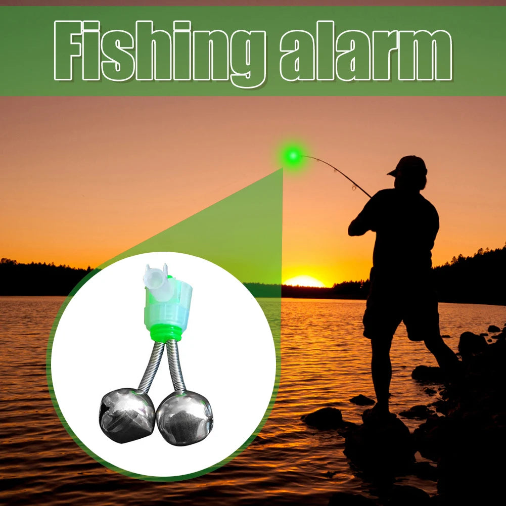 10 Pcs Twin Spiral Fishing Bells Bite Night Alarms