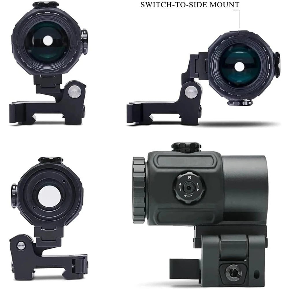 Red & Green Dot Holographic Reflex Sight Scope with Flip QD Mount