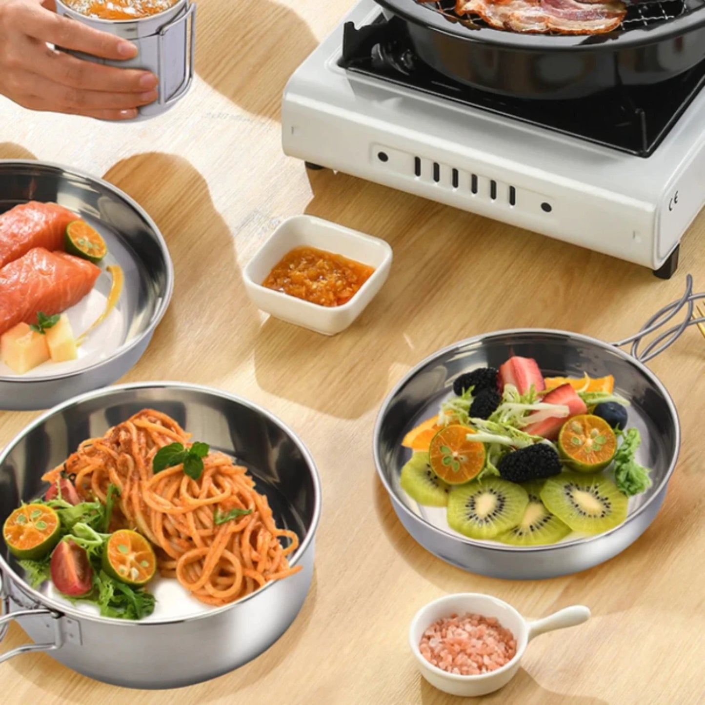 Camping, Fishing Cooking Set