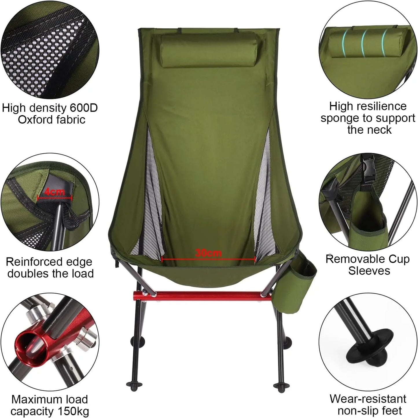 Ultralight Folding Chair for Camping/ Travel / Fishing