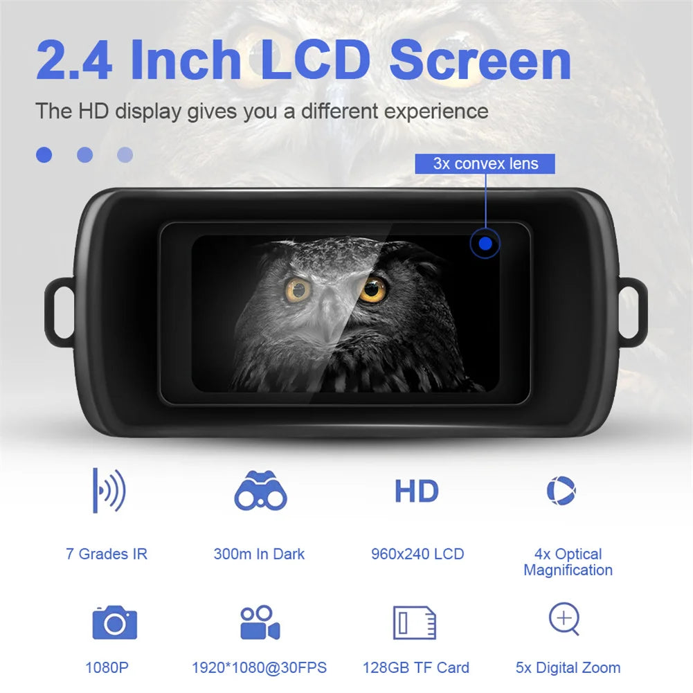 Digital Night Vision Binoculars 1080p Infrared
