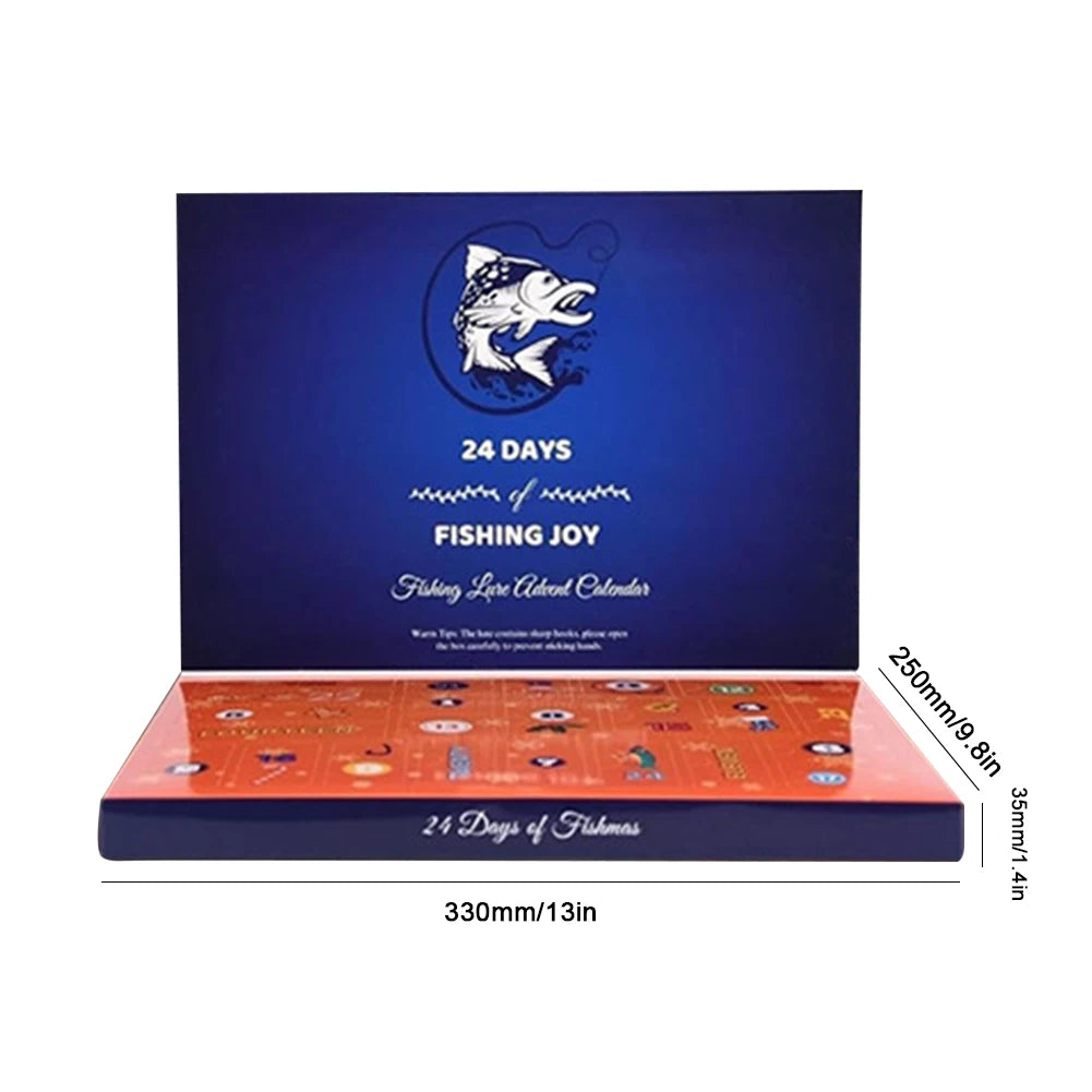 Colorful Christmas Fishing Lures Set