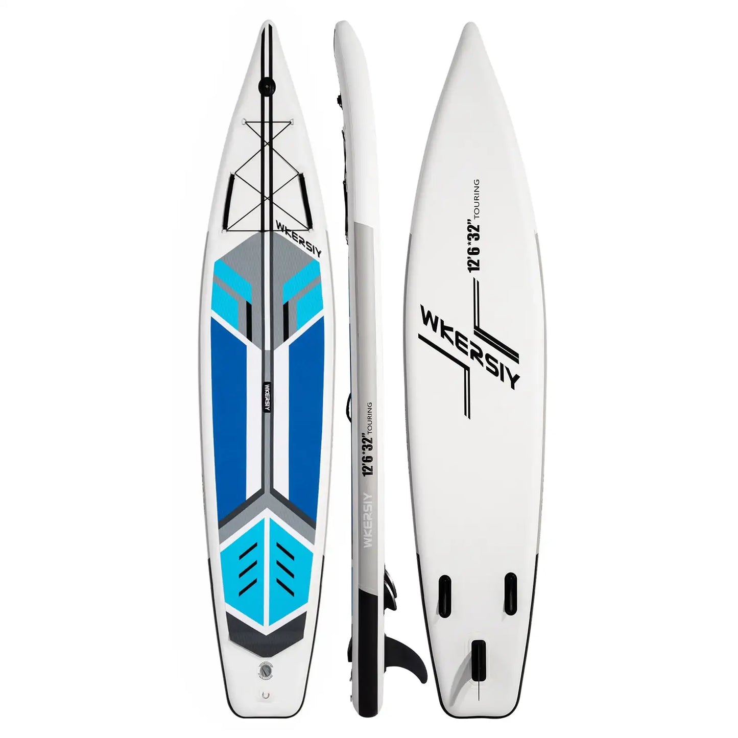 WKERSIY paddle board inflatable stand up with Backpack Paddles