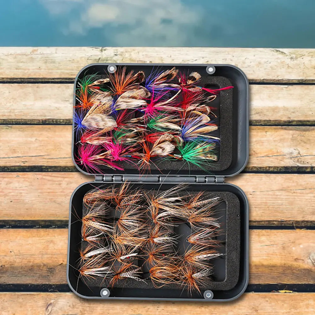 Insect fly Fishing set with Box for Trout, Carp