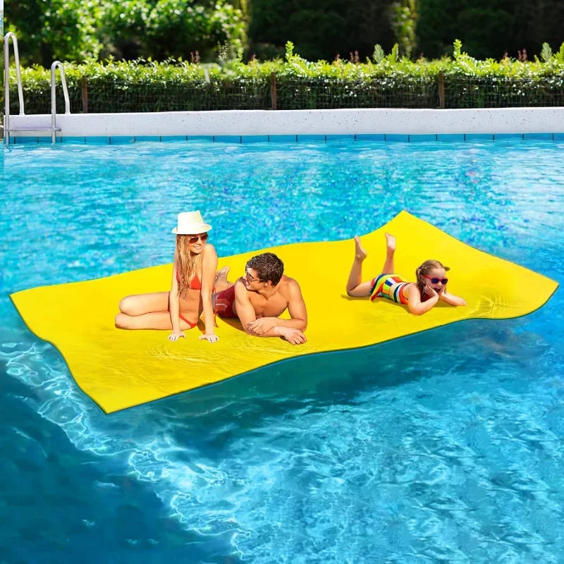 Lily Pad Floating Mat, for Lake, 3-Layer Tear-Resistant.