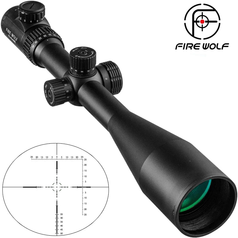 Riflescope With Red andGreen Dots