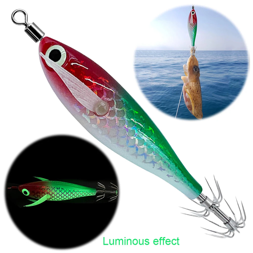 Glow In The Dark Squid Bait, Cuttlefish Attracting Lure