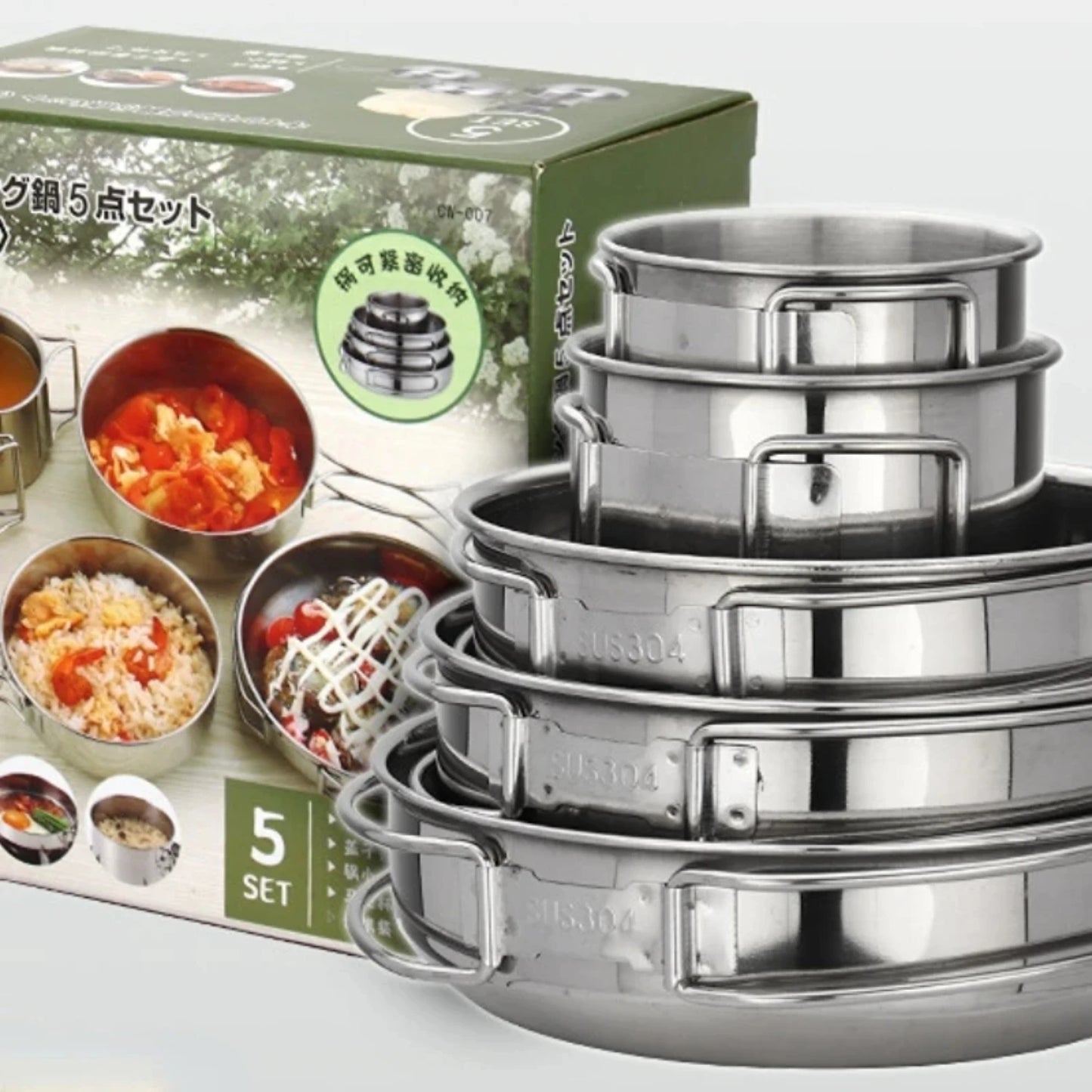 Camping, Fishing Cooking Set