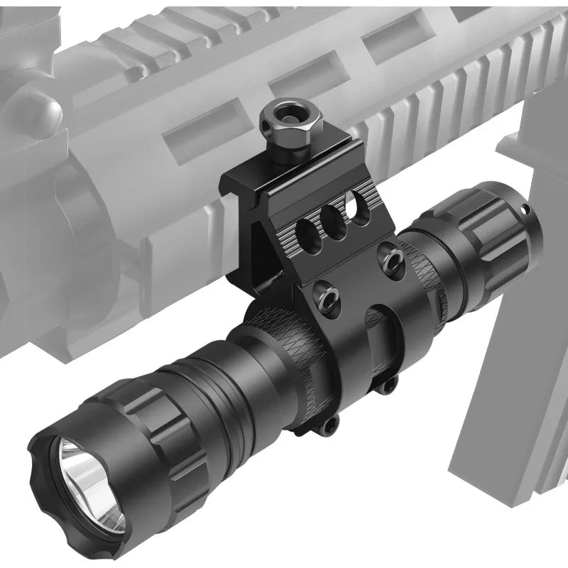Feyachi 1" Offset Picatinny Flashlight Mount