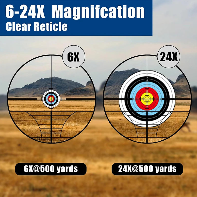 Rifle Scope/ Illuminated Red/Green Reticle