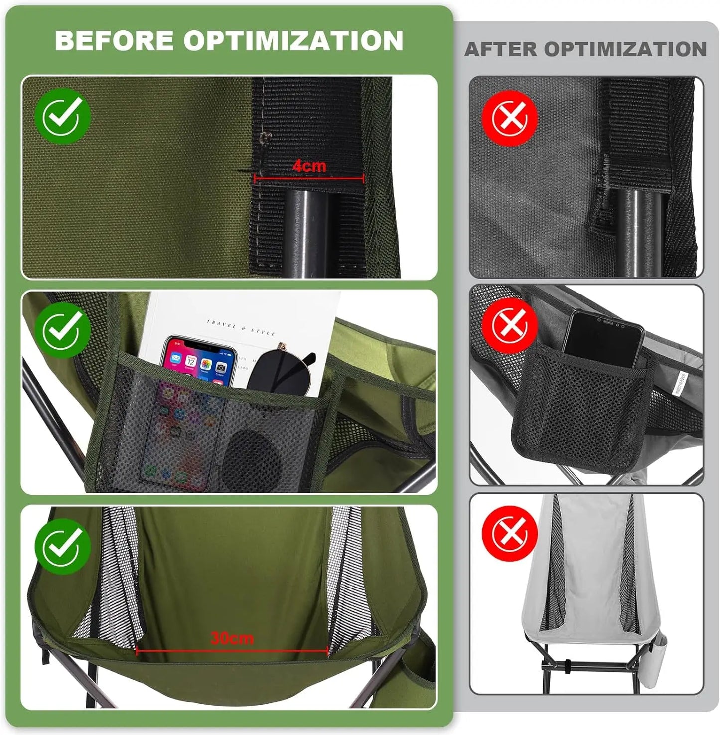 Ultralight Folding Chair for Camping/ Travel / Fishing