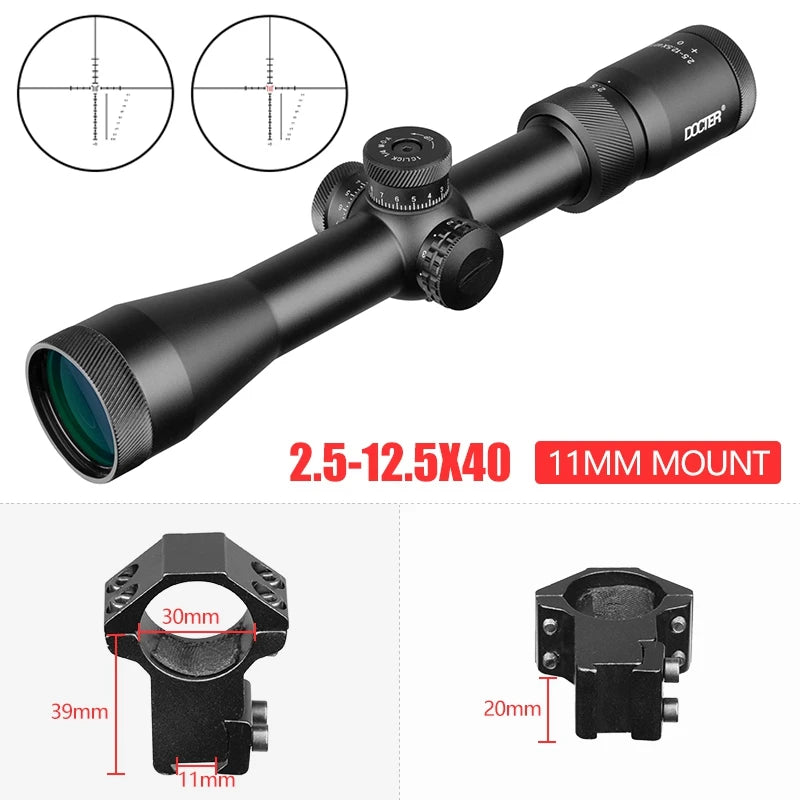 Riflescope With Red andGreen Dots